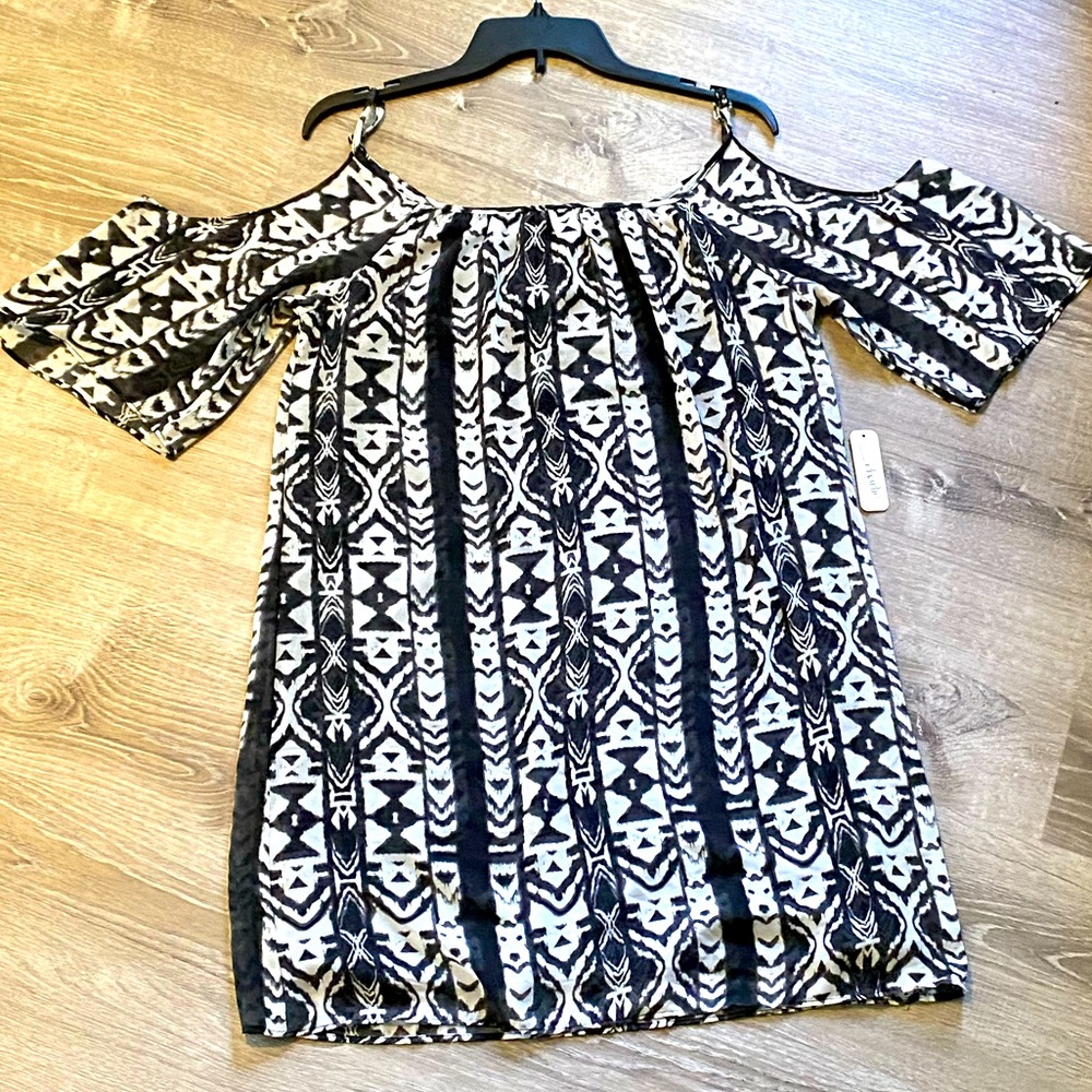 Charming Charlie cold shoulder sheath dress